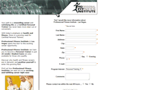 Desktop Screenshot of pfitraining.com
