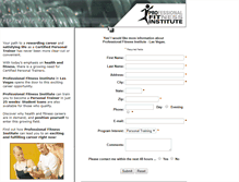 Tablet Screenshot of pfitraining.com